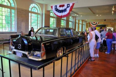 Lincoln Continental limousine on which John F. Kennedy was assassinated in 1963.