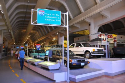 100 Years of the Automobile in American Life exhibit