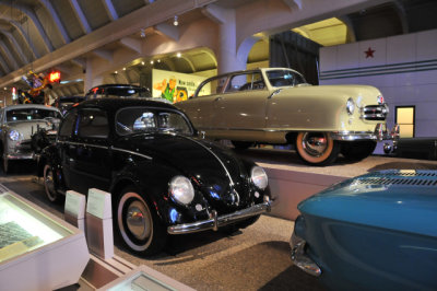 1949 Volkswagen Beetle, left, and Nash Rambler