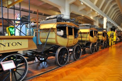 1831 DeWitt Clinton locomotive's carriages
