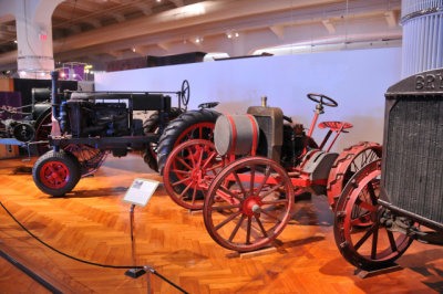 Antique farm tractors