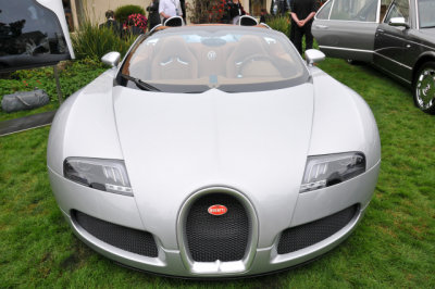 Bugatti Veyron 16.4 Grand Sport convertible, which debuted here the day before