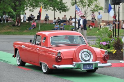 1956 Ford Thunderbird 2-door (soft-top) convertible with removable hardtop