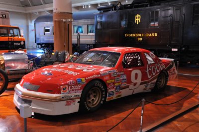 Bill Elliott set the NASCAR speed record in this pre-restrictor-plate car, with an average speed of 212.809 mph at Talladega.