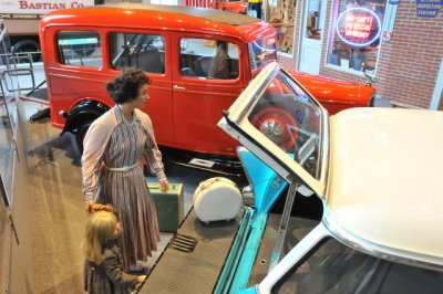 1935 Chevrolet Suburban Carryall in the background, and a 1957 Chevrolet  210 Station Wagon. photo - A.G. Arao / noyphoto photos at