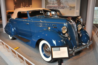 1936 Hudson Series 65 Custom 8 Convertible (green, not blue)