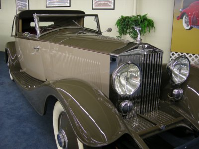 1934 Rolls-Royce Phantom II Continental Cabriolet by Kellner, $1.25 million