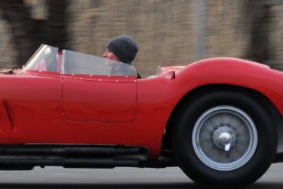 1956 Maserati 300S, with former curator Sophia driving