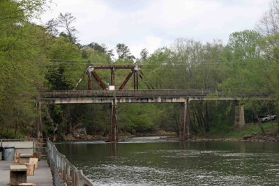 Old Highway 411 And Train Trussle