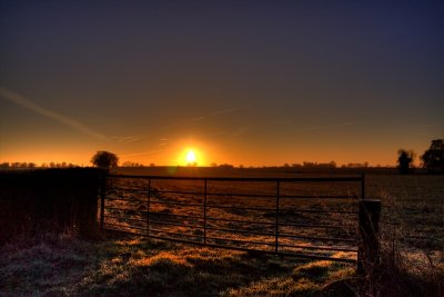 Sunrise And Gate