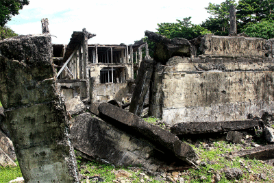 Used to be soldiers' barracks in Corregidor