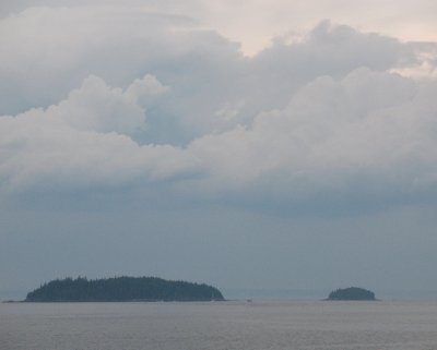 Clouds over the islands