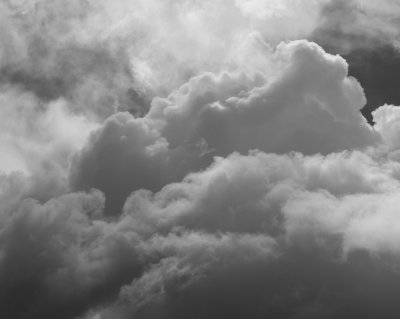 Clouds over Pikes Peak