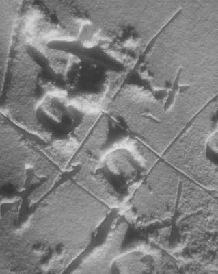 Tic Tac Toe in snow