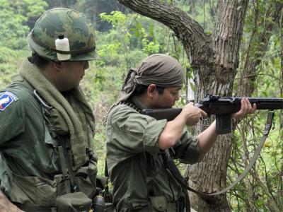 Test firing an M-14 properly