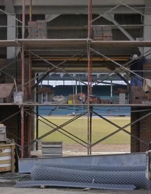 Wishing for spring at Wrigley