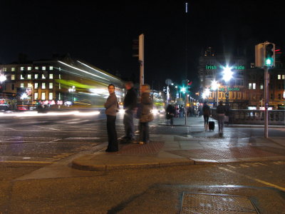 O'Connell Bridge at night