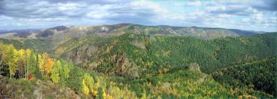 National park Stolby, Kaltat  Valley