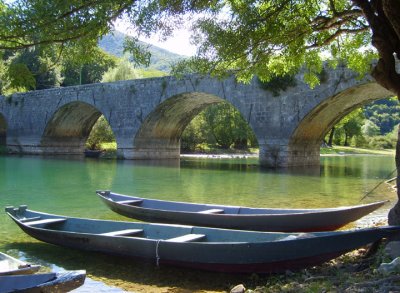 roman bridge at rijeka crnojevica