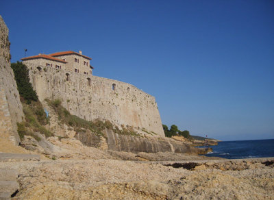 the sea-facing side of ulcinj's old town