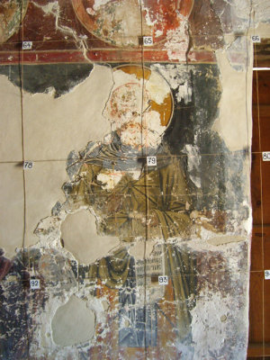 restoration study of fresco in berati church