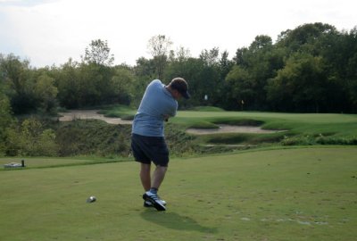 Brad on #13 at The Bog