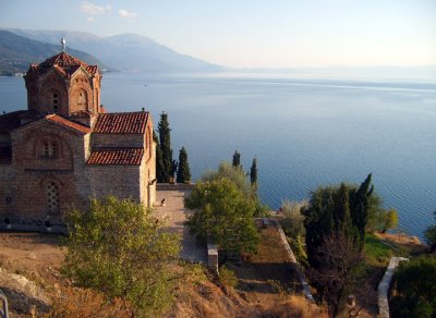 st john curch at kaneo on lake ohrid