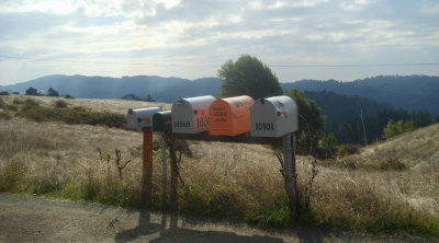 mailboxes in the middle of nowhere
