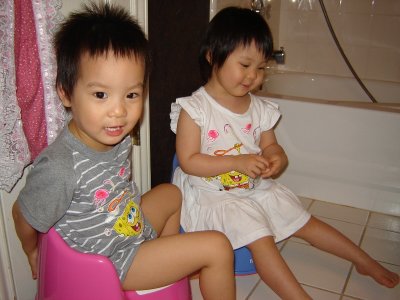 坐 potty
