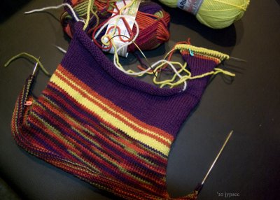 knitting through the olympics vest