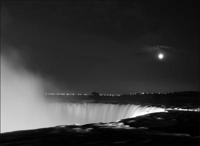 Moon over the Falls