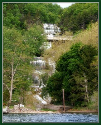 Hector Falls from Seneca Lake