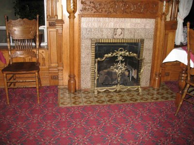 2nd Fireplace in diniing room