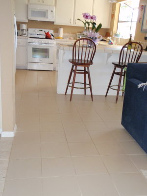 View Into Kitchen -- Before