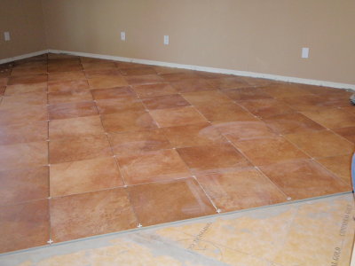 Tile Going Down
