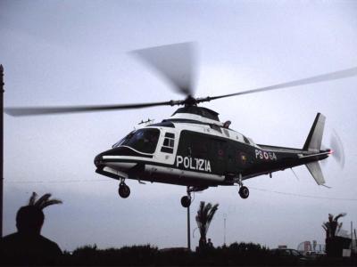Ostia Air Show - Police hel. - 1992 -  by Pietrolucci R.