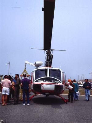 Ostia Air Show - Firemen hel. - 1992 - by Pietrolucci R.