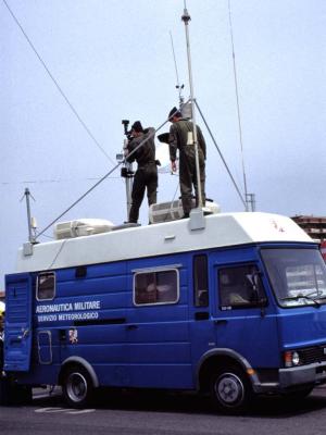 Ostia Air Show - weather control place - 1992 - by Pietrolucci R.