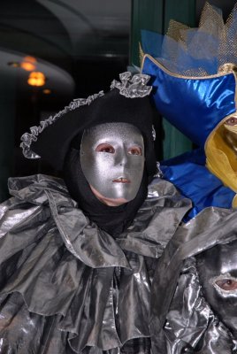 Silver venetian mask - 2008 - by Pietrolucci R.