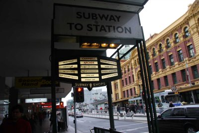 15 april Subway in Flinder street