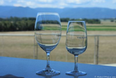 17 Landscape with two glasses