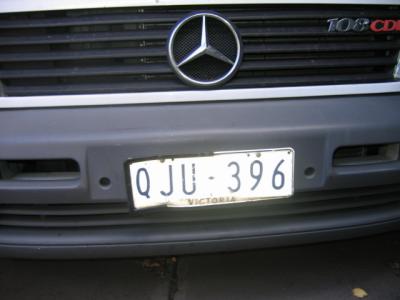 14 february 2006 The blue of Victorian number plates
