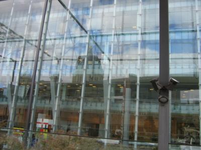 Reflection of the Exhibition Building