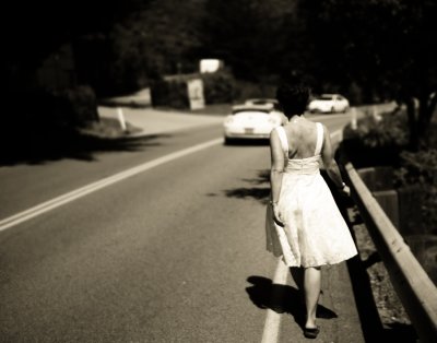 White dress