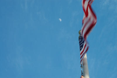 Moon & the Flag