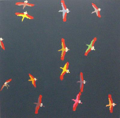 circling birds