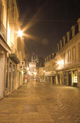 Dijon at night Rue Musette