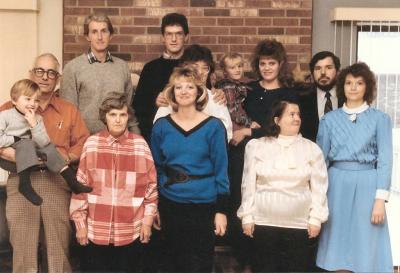 family Thanksgiving 1985
