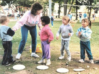 Terri & kids Labor Day 1988