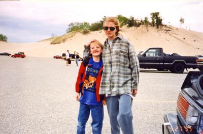 BRETT AND KELLY AT MICHIGAN'S DUNES